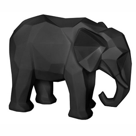 Figur PT Living Origami Elephant Polyresin Matt Black