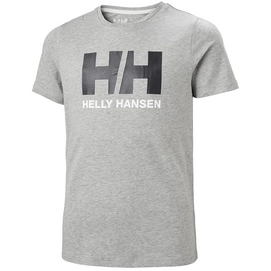 T-Shirt Helly Hansen HH Logo T-Shirt Grey Melange Kinder