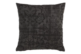 Sierkussen KAAT Amsterdam Baroque Ornament Black (45 x 45 cm)