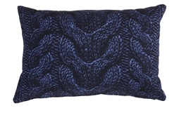 Sierkussen KAAT Amsterdam Edouward Dark Blue (30 x 50 cm)