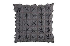 Sierkussen KAAT Amsterdam Folding Leaf Anthracite (40 x 40 cm)