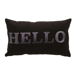 Sierkussen Kaat Hello Black