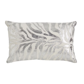 Sierkussen Kaat Zebra Silver