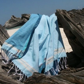 Kikoy Pure Kenya Kali Bleu Eponge - Enfants
