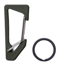 Karabinerhaken RAINS Carabiner Unisex Green