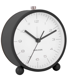 Wekker Karlsson Pellet Feet Matt Black 11 cm