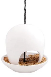 Vogelvoederhuisje Esschert Keramiek Wit
