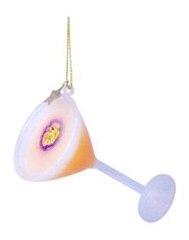 Kerstbal Vondels Ornament Glass Pornstar Martini 9 cm