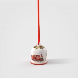 Kerstklok Villeroy & Boch Annual Christmas Edition 2025 Ø6cm (4 delig)