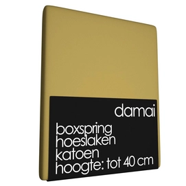 Boxspring / Waterbed Hoeslaken Damai Khaki (Katoen)