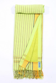 Kikoy Pure Kenya Towel Lemon Stripes (Eponge)