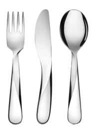 Posate Bambini Alessi Giro Kids (set da 3)