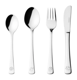 Posate Bambini Leonardo Bambini Krokodil Olifant Leeuw (set da 4)