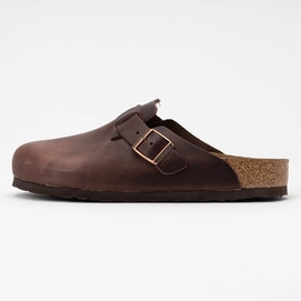 Klomp Birkenstock Unisex Boston Soft Footbed Oiled Leather Habana Narrow