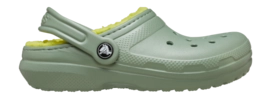 Klomp Crocs Toddler Classic Lined Clog Moss