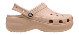Klomp Crocs Women Classic Platform Clog Pink Caramel