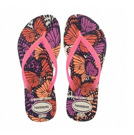 Slipper Dames Havaianas Slim Fashion Beige