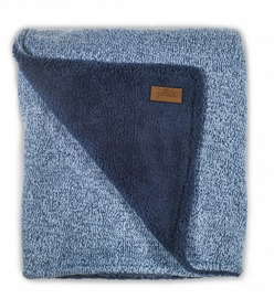 Babydeken Jollein 4-seizoenen Stonewashed Knit Blue