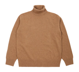 Tricots Universal Works Homme Rol Neck Camel-S