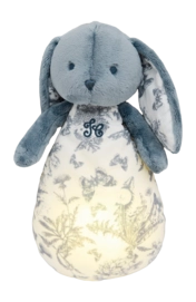 Knuffel Met Lamp En Muziek Tartine et Chocolat Toile de Jouy Blauw