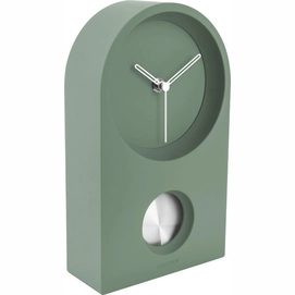 Horloge Karlsson Wall / Taut Rubberized Green