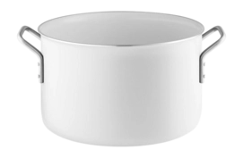Kookpan Eva Trio White Line Ceramique Recycled Aluminium 7L