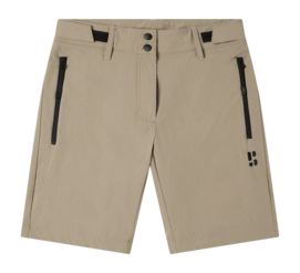 Korte broek Poederbaas Unisex SOLX Outdoor Short Vintage Khaki Regular Fit