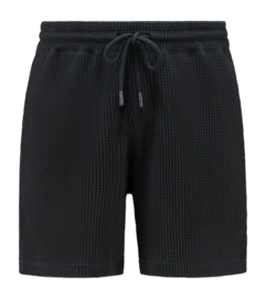 Korte broek Shiwi Men OSCAR Waffle Structure Black