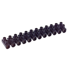 Kroonsteenstrip Carcoustic 10 mm2 Zwart 12 Verbindingen