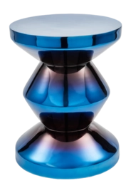 POLSPOTTEN Zig Zag Bijzettafel - Blauw