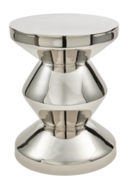 POLSPOTTEN Zig Zag Bijzettafel - Zilver
