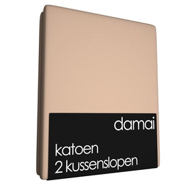Kussenslopen Damai Nougat Beige (Katoen) (set van 2)