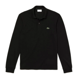 Polo Shirt Lacoste Men Longsleeve Classic Fit Black