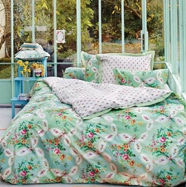 Dekbedovertrek Pip Studio La Fleur De Vie Groen Percal