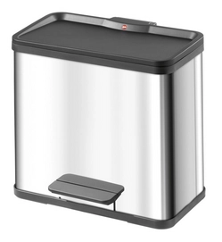 Hailo Trento Öko RVS Zwart 19+11L