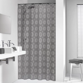 Rideau de Douche Sealskin Lace Gris