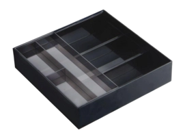 Yamazaki Lade-organizer Uitschuifbaar - Tower - Zwart