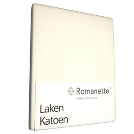 Laken Romanette Ivoor (Katoen)-150 x 250 cm (1-persoons)