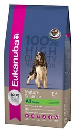Hondenbrokken Eukanuba Senior Lam & Rijst 3 kg