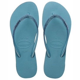 Flip Flops Havaianas Slim Sparkle II Nautical Blue Damen-Schuhgröße 35 - 36
