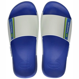 Flip Flop Havaianas Slide Brasil Marine Blue Unisex-Schuhgröße 35 - 36