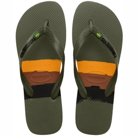 Flip Flops Havaianas Brasil Tech II Green Unisex-Schuhgröße 43 - 44