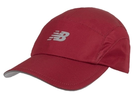 Pet New Balance 5 Panel Performance Hat Neo Crimson