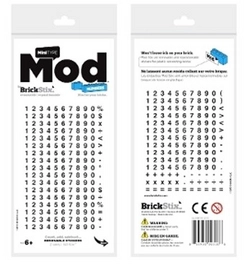 Stickers Lego BrickStix Mod Nummers