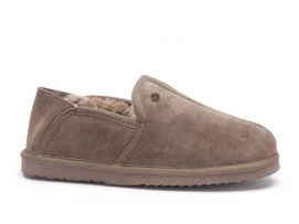 Pantoffel Warmbat Men Lock Suede Moss