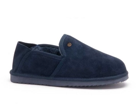 Pantoffel Warmbat Men Lock Suede Dark Navy