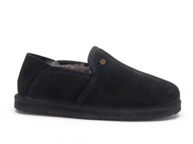 Pantoffel Warmbat Men Lock Suede Black