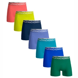 Boxershort Muchachomalo Light Cotton Solid Herren Red Yellow Blue Blue Blue Green Blue (7er Set))