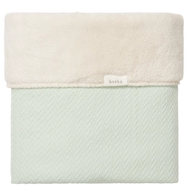 Babydeken Koeka Stockholm Teddy Misty Mint Pebble