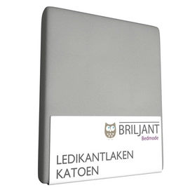 Ledikantlaken Briljant Lichtgrijs (Katoen)